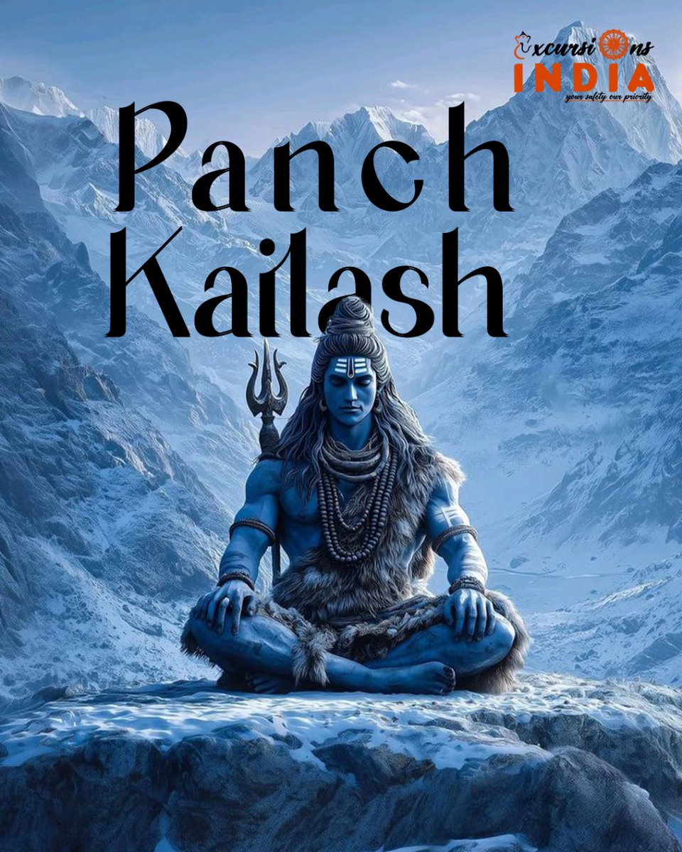 ExcursionsIndia's tweet image. Panch Kailash — five sacred peaks, one divine journey.
A powerful blend of devotion, adventure, and Himalayan glory.
Har Har Mahadev! 🕉️❄️

#PanchKailash #HarHarMahadev #ShrikhandMahadev #Manimahesh #AdiKailash #Himalayas #Pilgrimage #ExcursionsIndia