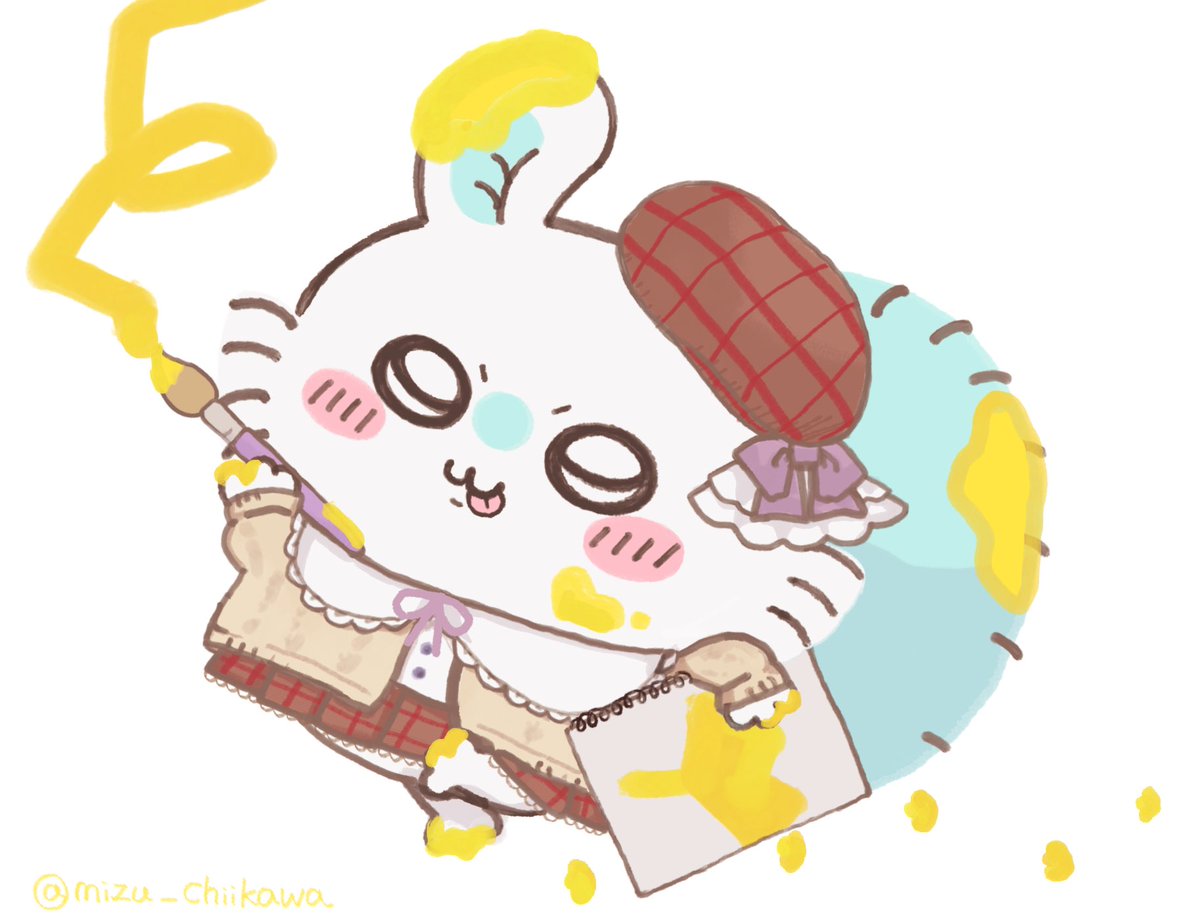 モモ画伯🎨 #ちいかわファンアート