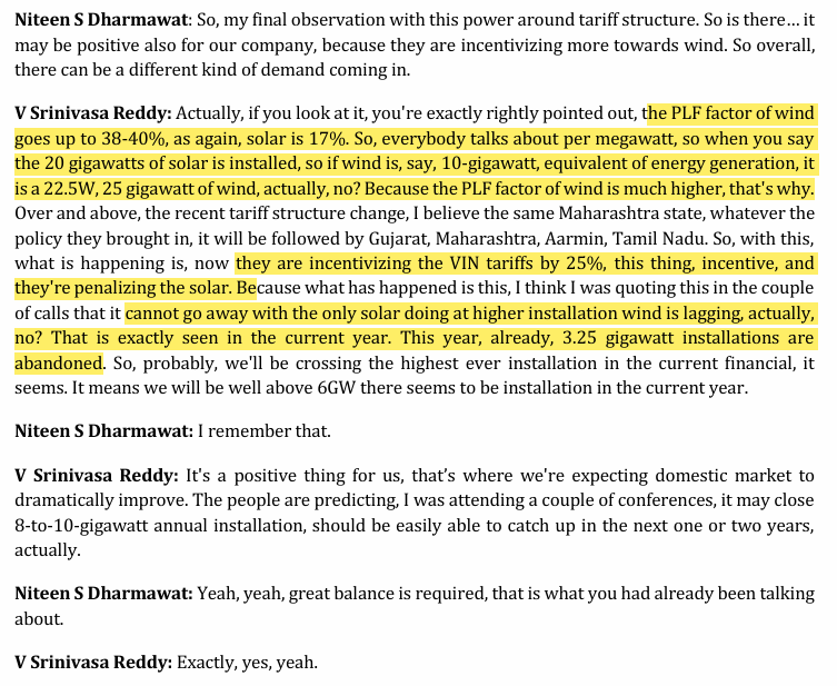#synergygreen Solar vs Wind. 

Is there an oversupply in solar?