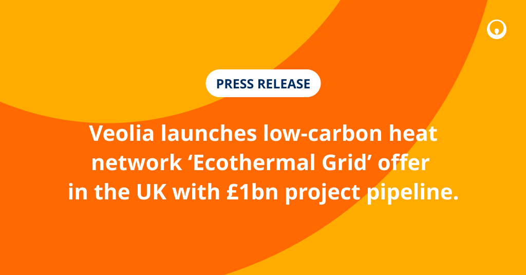 Veolia's tweet image. 📣 Veolia launches low-carbon heat network &apos;Ecothermal Grid&apos; offer in the #UK with £1bn project #pipeline, in line with the company&apos;s ambitions to grow its district heating presence further in the UK, using a mix of different sources of energy to deliver carbon-neutral heating…