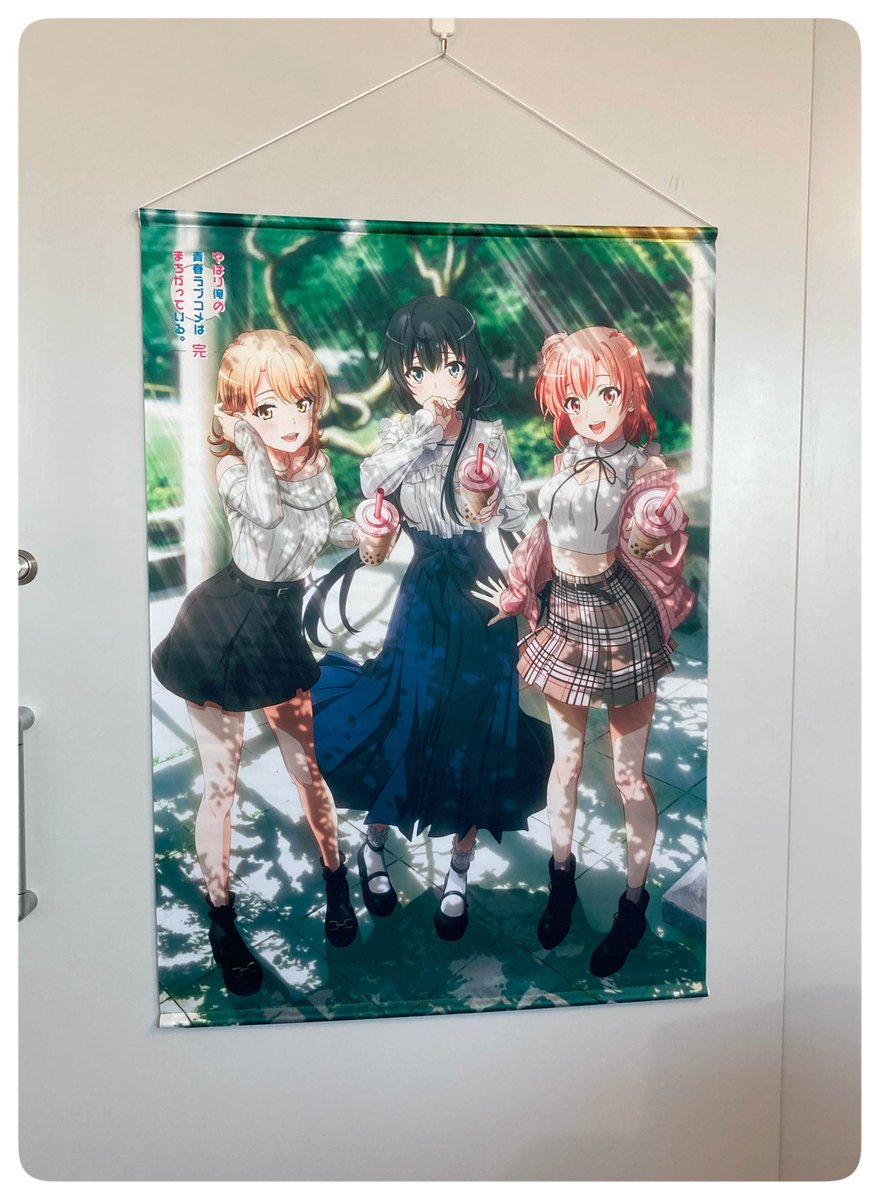 描き下ろし B1 タペストリー 公園デートver.」 「描き下ろしスリム