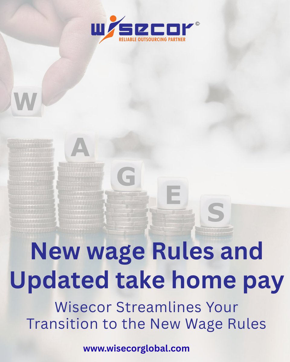 Wisecors's tweet image. India’s new wage rules are here — and take-home pay will change.
Stay compliant, stay prepared with Wisecor.
For more updates, check the link
wisecorglobal.com/news/new-wage-…

#NewWageRules #PayrollUpdate #WageCode2025 #Indian