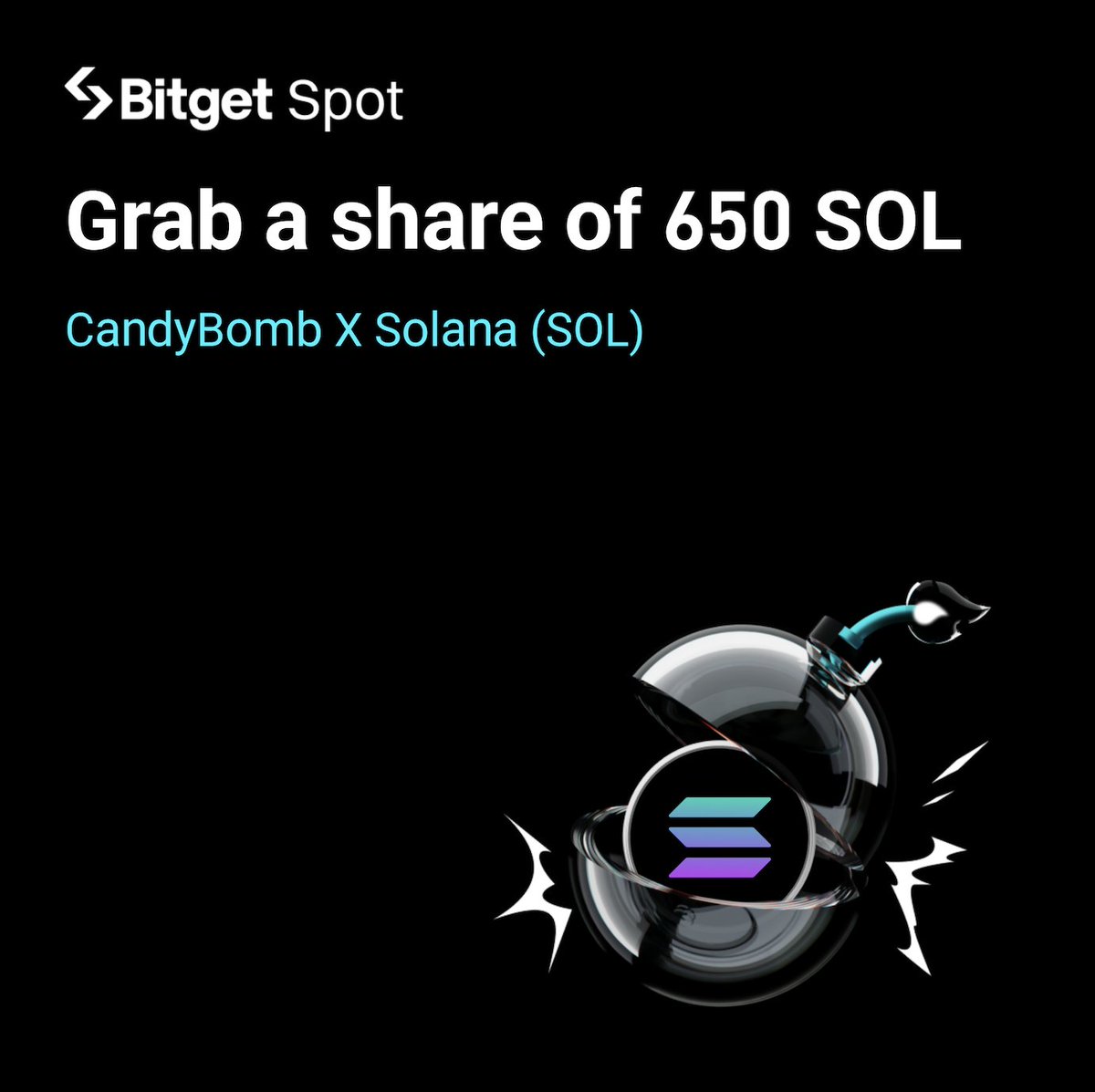 BitgetPL's tweet image. #Bitget  x #Solana  - 🍬Candybomb🍬
Handluj kontraktami futures i zgarnij #SOL z airdropu!

💸Do rozdania: 650 SOL

📅Czas trwania: 
od 27 listopada, 11:00 
do 4 grudnia, 11:00 (CET)

🔗Nie przegap: bitget.com/pl/events/cand…