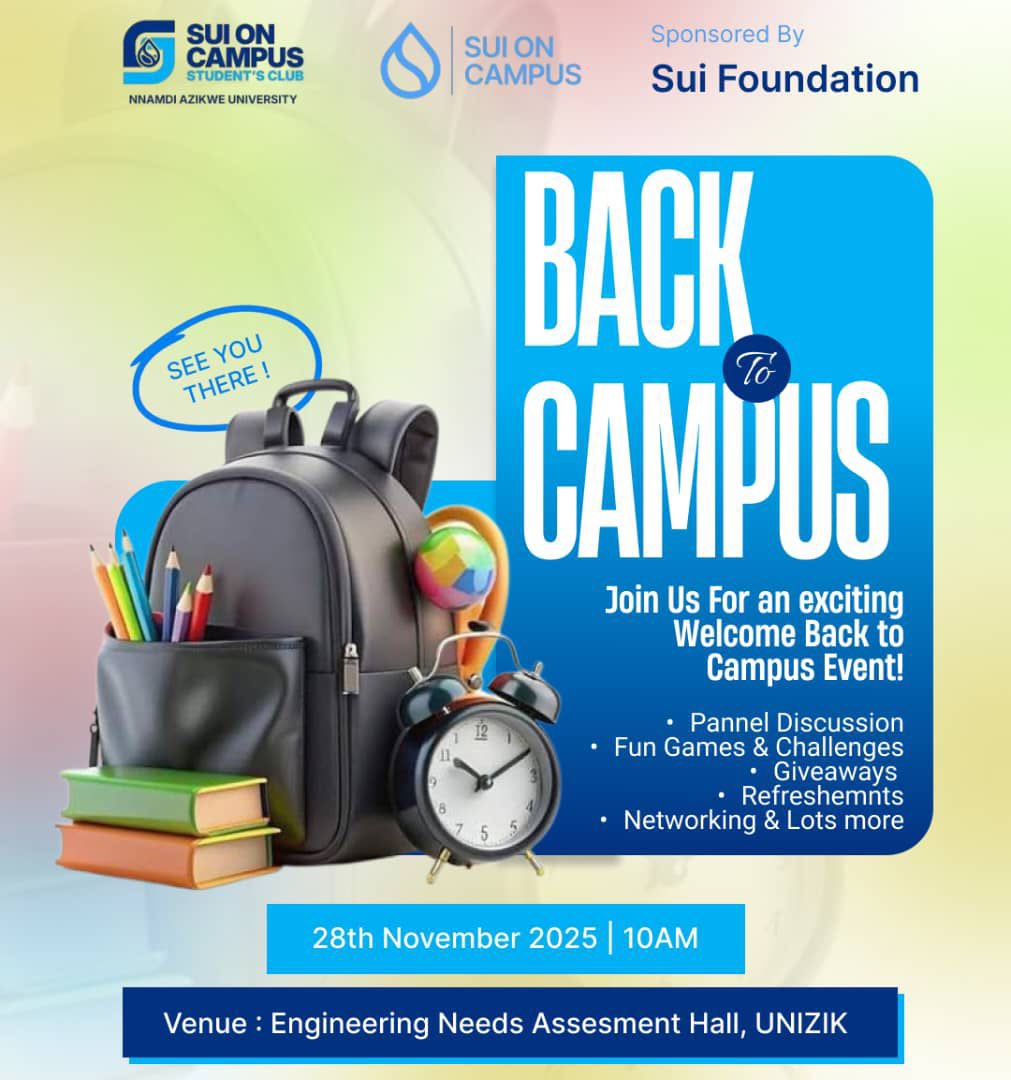 suioncampus's tweet image. What is better than one technical workshop? Two and something extra.

We are excited to announce a series of 2-Day Builders Workshops hosted by @socscfuta and @socscuniport and a “Back to campus event” by @socscunizik, all kicking off tomorrow, 28th November.

If you are in…