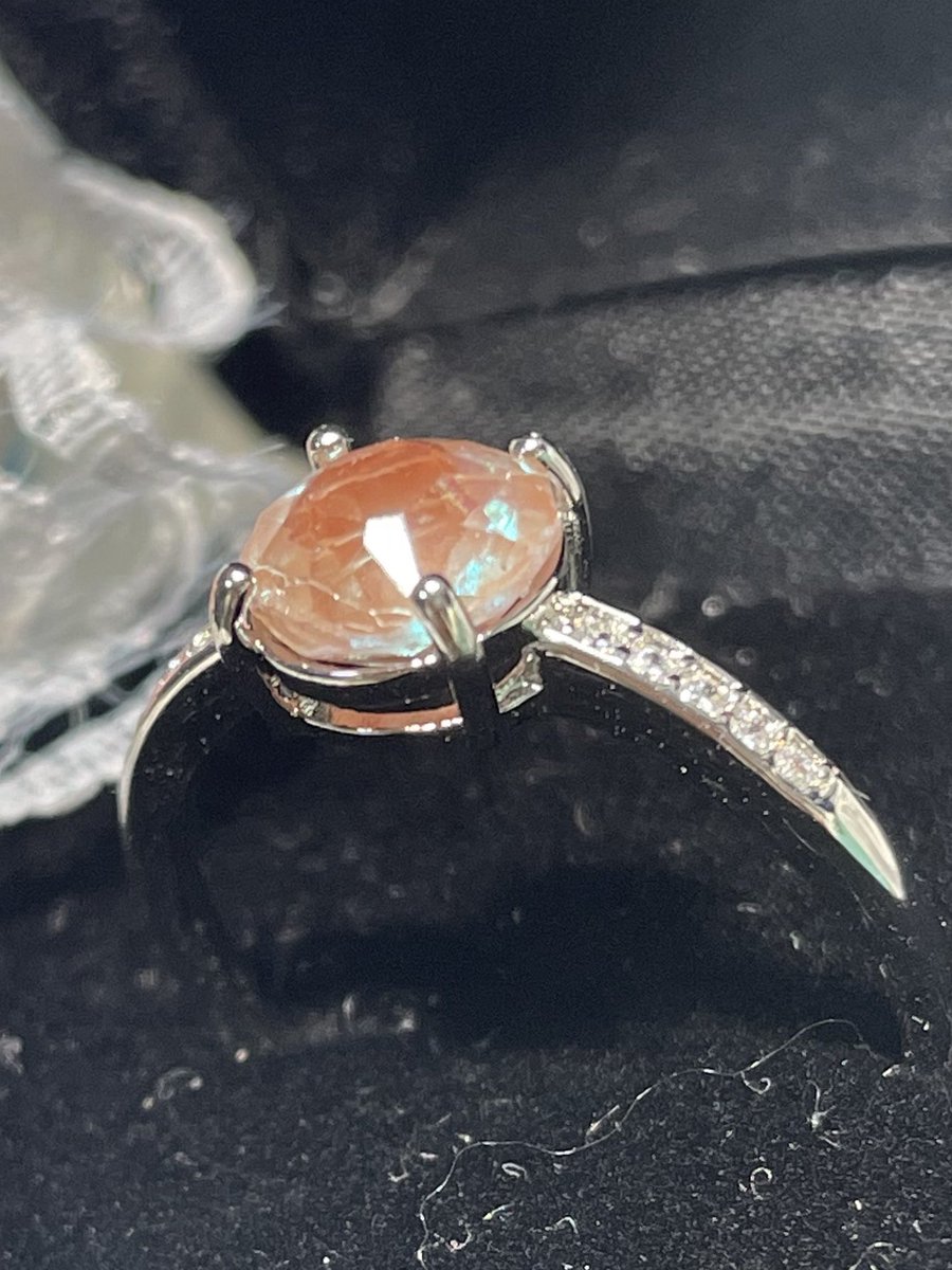 【saphiret】6.5㎜サフィレット　シルバーリング 【saphiret】6.5㎜サフィレット　シルバーリング