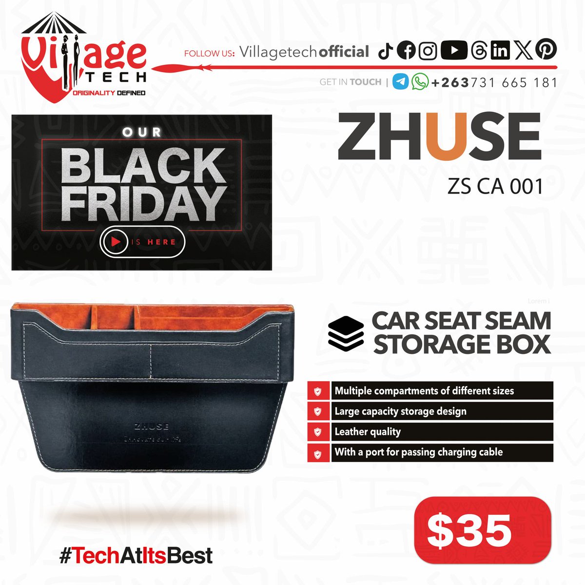 VillageTechOff's tweet image. GRAB YOUR CAR ESSENTIAL WITH 25% THIS BLACK FRIDAY

#TechAtItsBest