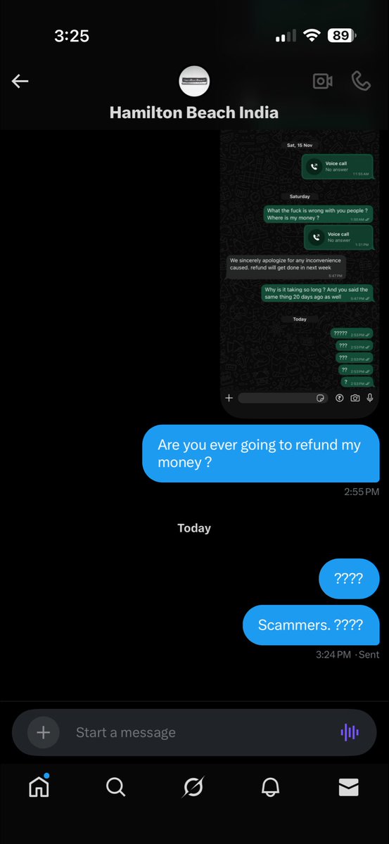 x_manmeet's tweet photo. @HamiltonBeachIN scammers https://t.co/VNHl0kcGBf