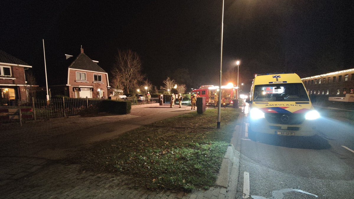 Brand door elektrische deken in Eibergen