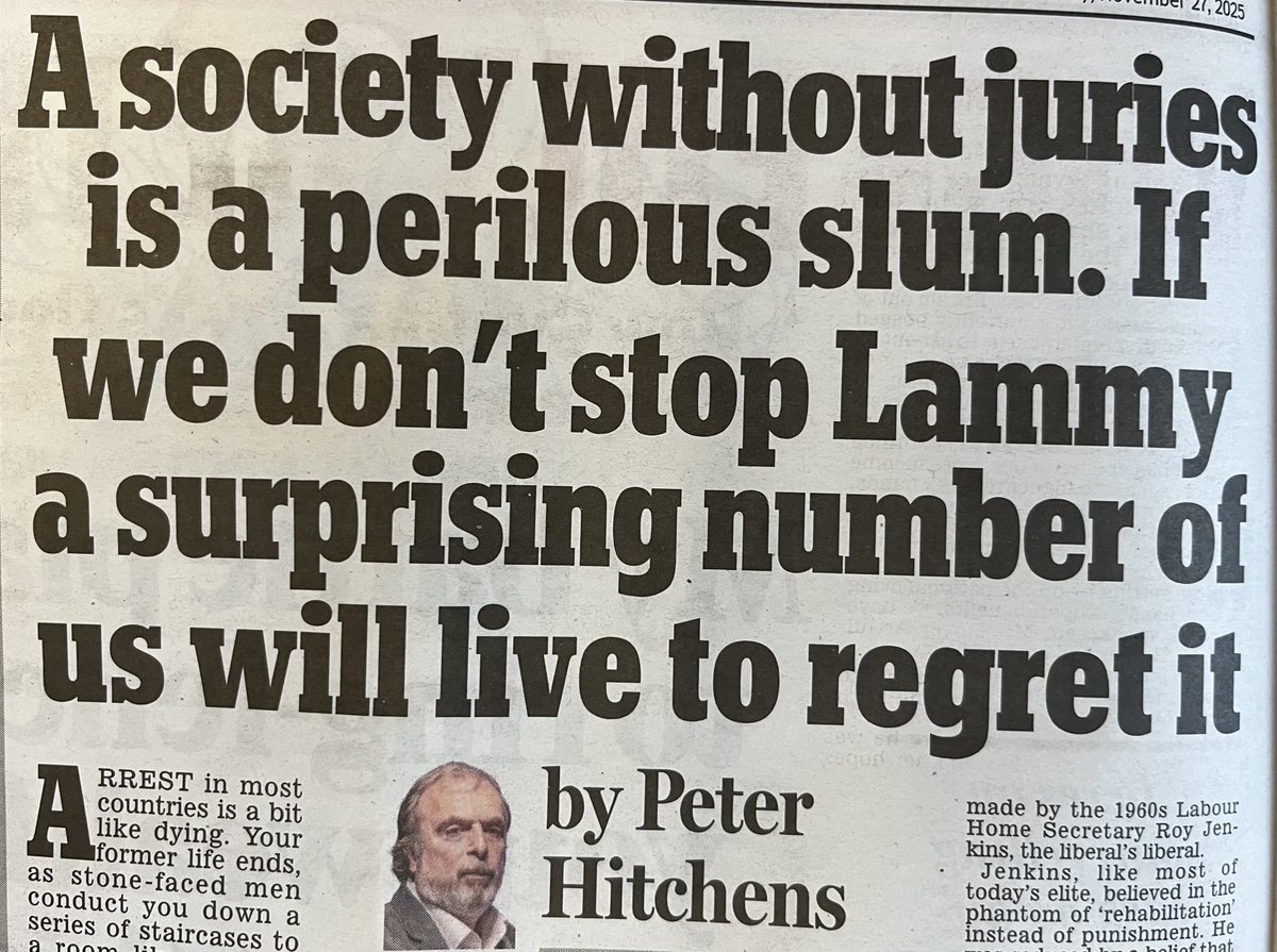 ClarkeMicah's tweet image. My defence of jury trial in the Daily Mail today.