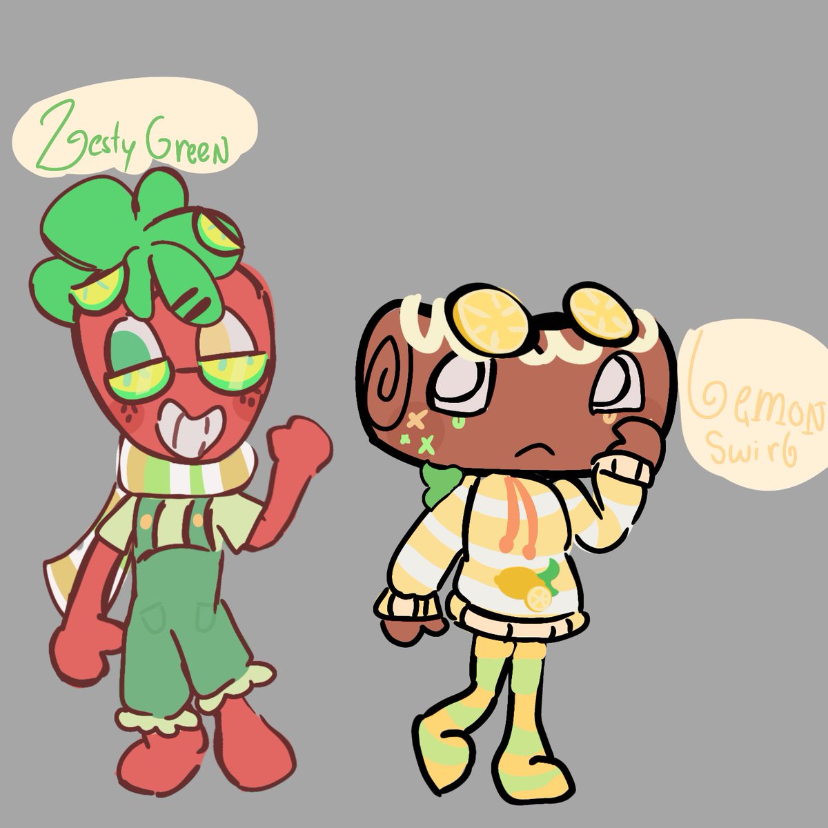 berryfuldelight's tweet image. OLD OLD!! 
tis was for fruitcake month but I lowk forgot to post this here 😿✋

#fruitcake #Sprout #Cosmo #dandysworld #dandysworldtwt #dandysworldfanart