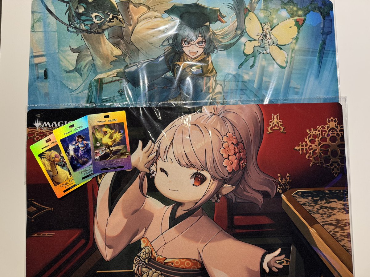 イベント情報】 #MTGxFinalFantasy 景品のプレイマット・Lv99PASS CARD
