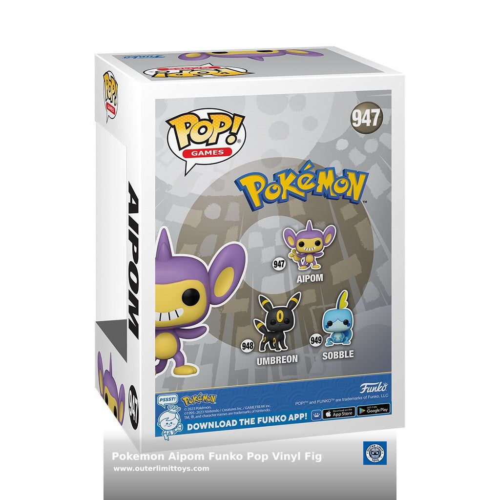 outerlimittoys's tweet image. 🤯 You won’t believe this! Pokemon Aipom Funko Pop! Vinyl Figure #947 selling at $10.99 🤯
by Funko ⏩ shortlink.store/3argy-7czjva
🚀 Selling out fast so be quick! 🚀 #funko #funkopops #pokemon