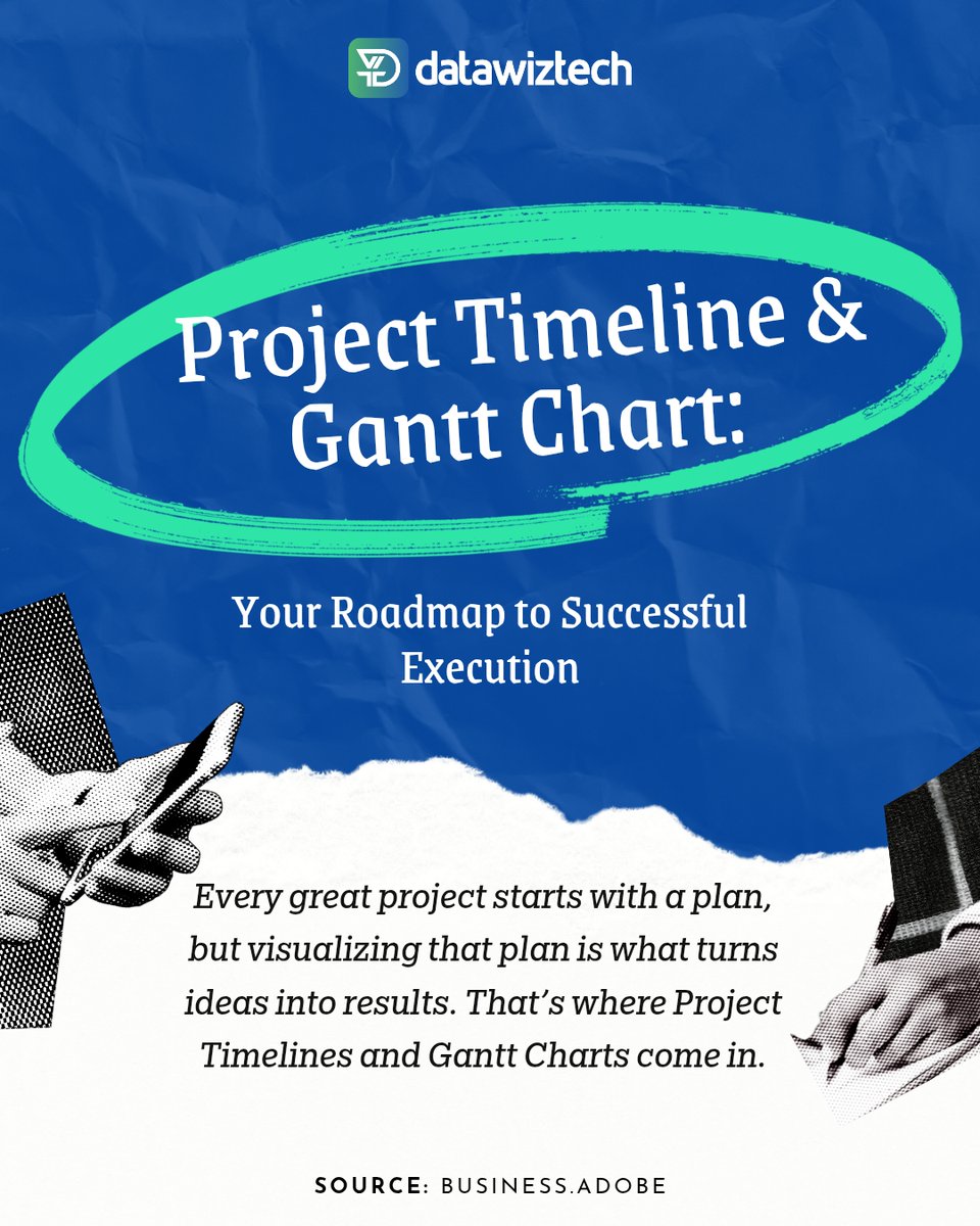 Datawiztec's tweet image. Stop guessing and start visualizing! 📊

A Gantt chart is more than just a schedule, it’s your roadmap to efficiency. Visualizing your workflow is the cheat code for faster delivery.

Don&apos;t let overlooked details derail your deadlines.

#DataWizTec #WorkflowOptimization
#TechTips…