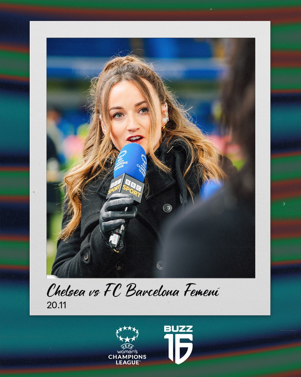 BUZZ16's tweet image. This time last week… 🤩💫

We were pitch-side for @UWCL on @BBCSport  as Chelsea welcomed a star-studded Barcelona Femeni to Stamford Bridge, hoping to finally break their duck against the Catalan giants! 🔵🔴