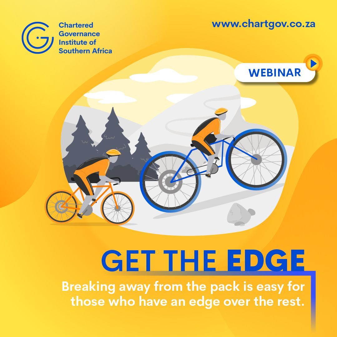 chartgov's tweet image. 🚴 Keep your governance skills in top gear! Stay ahead with our Minutes on-demand webinars, designed for professionals who want to cycle through quality content at their own pace. E💪 
Ride toward excellence: 👉 online.chartgov.co.za/course/index.p… 

#GetTheEdge #CorporateGovernance