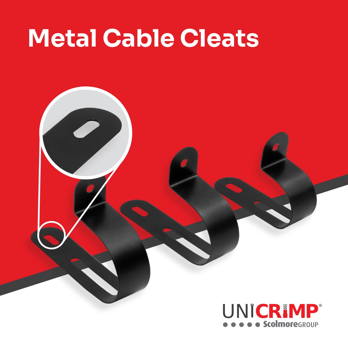 Unicrimp's tweet image. Stay compliant with BS7671 🔥

Our black metal cable cleats prevent premature cable collapse during fires, protecting people &amp;amp; emergency teams.
 
Available in 14 sizes for cables 5mm–50mm.

👉 unicrimp.com/products/q-fire 

#CableSafety #FireSafety #BS7671