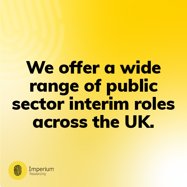 We pair opportunities with aspirations. 🤝

If you're looking for an #interim role in the #publicsector, don't hesitate to get in touch with our team today on 0203 929 4000!

You can also email us your CV and job preferences via info@imperiumresourcing.com!

#publicsectorjobs