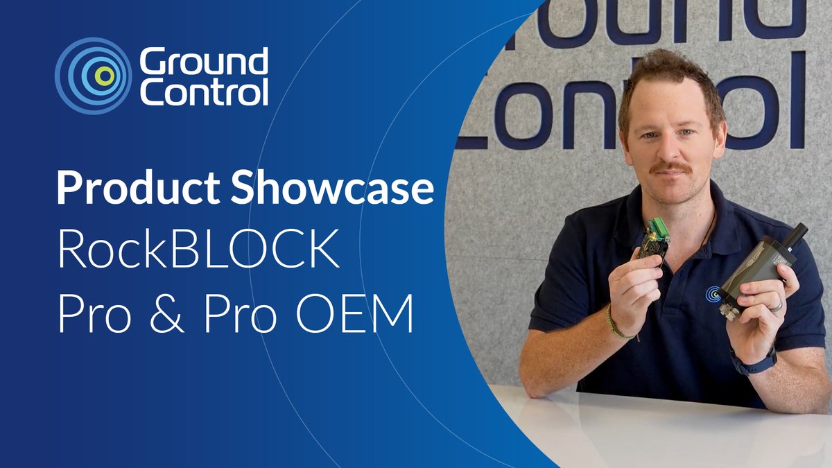 GCSatellite's tweet image. Remote pumps, rigs, buoys or vehicles to monitor? RockBLOCK Pro connects your sensors &amp;amp; controllers to Iridium IMT with GNSS, buffering + retries built in.

Watch the Product Showcase: youtu.be/IMTU67f9qRo

#GroundControl #RockBLOCK #SatelliteIoT #IMT