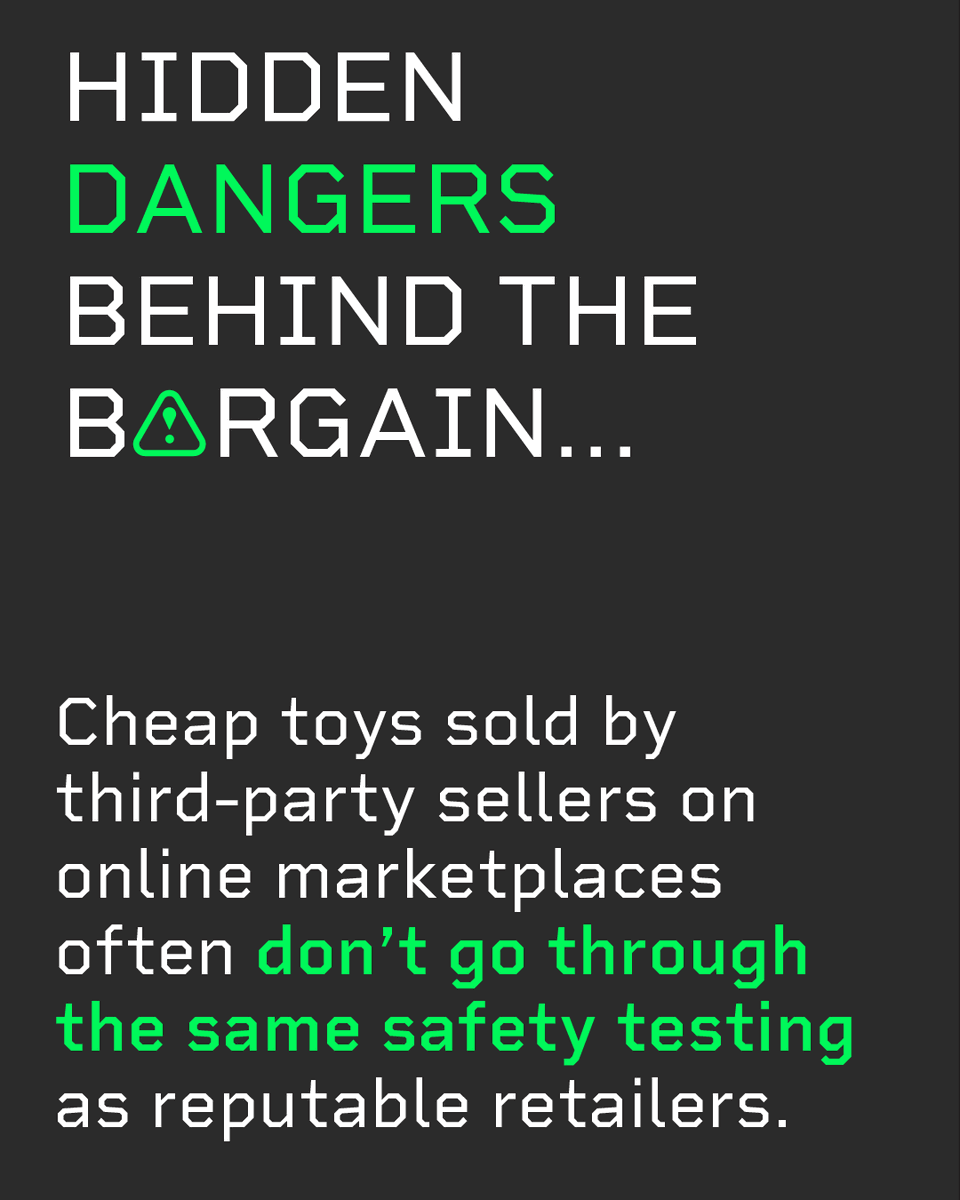 ElecSafetyFirst's tweet photo. Remember, that “too good to be true” deal could end up costing far more.
Parents, choose safe toys, check the plugs, and avoid risky bargains from third-party sellers on online marketplaces.
@captcharity
#SafeChristmas #ToySafety #ShopSmart #ChildSafety https://t.co/CqvwuCRL0a