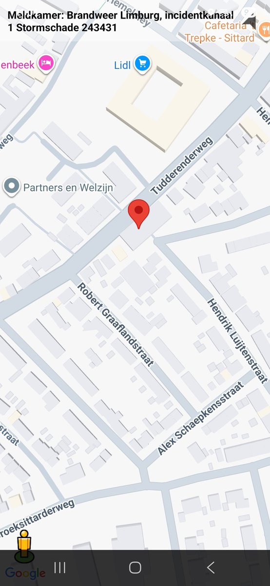 Stormschade op Tudderenderweg