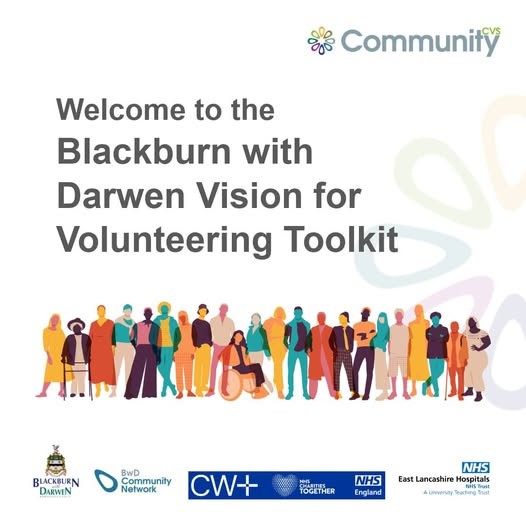 CommunityCVS's tweet image. Would you like the views of your group to be included in a Vision and Plan for Volunteering in Blackburn with Darwen?

📥 Download the toolkit here - communitycvs.org.uk/wp-content/upl… - and get involved - every voice matters!