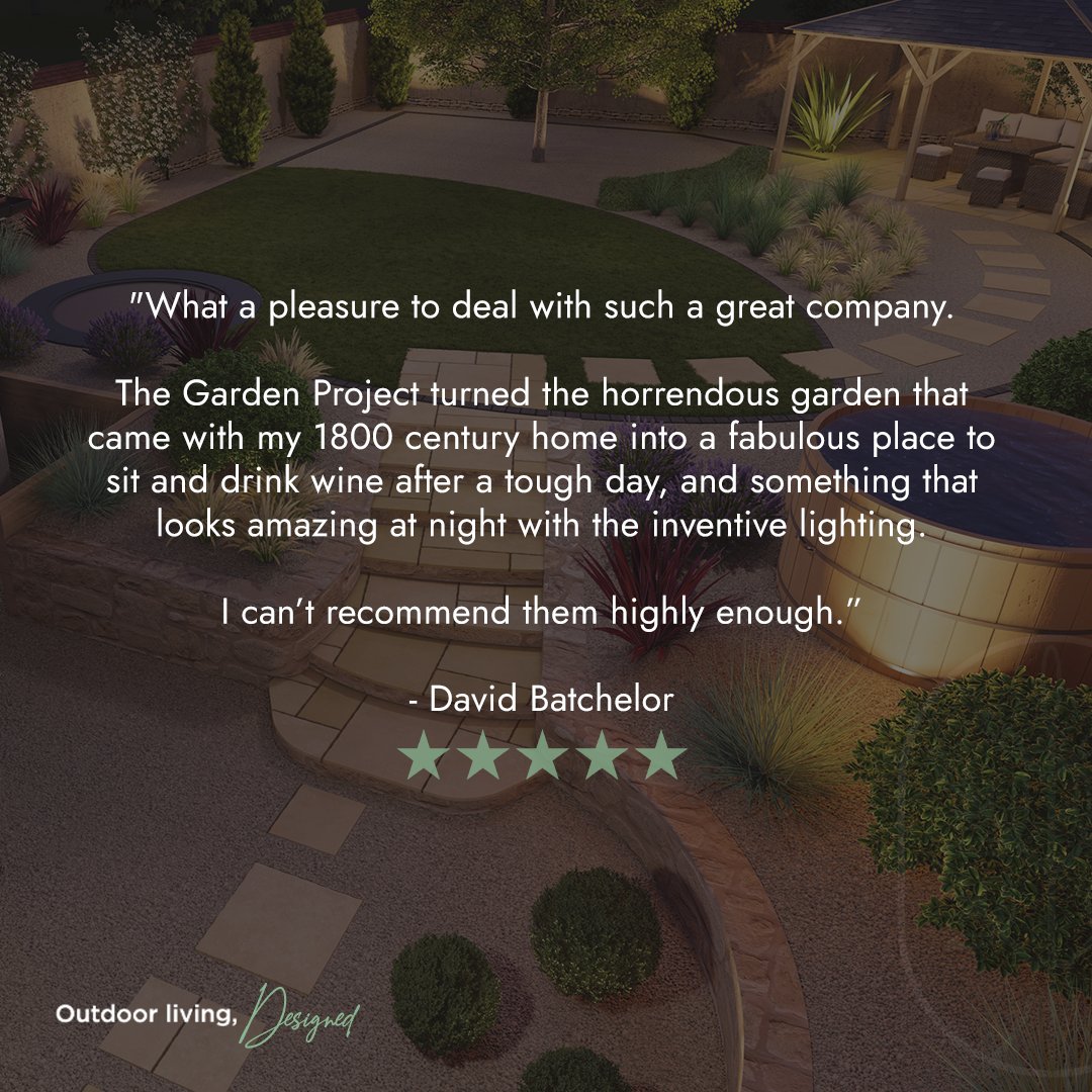gardenprojectco's tweet image. There’s something rewarding about seeing an unused garden become a space that feels truly inviting. 

This project now offers a calm spot to unwind after a long day, with lighting that gives the garden a whole new character at night.