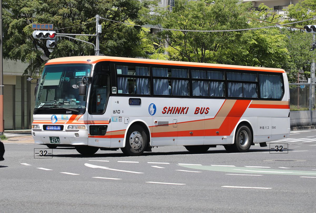 神姫バス Shinki Bus 神戸200か4253 PJ-MS86JP 三木5340 2007年式 快速