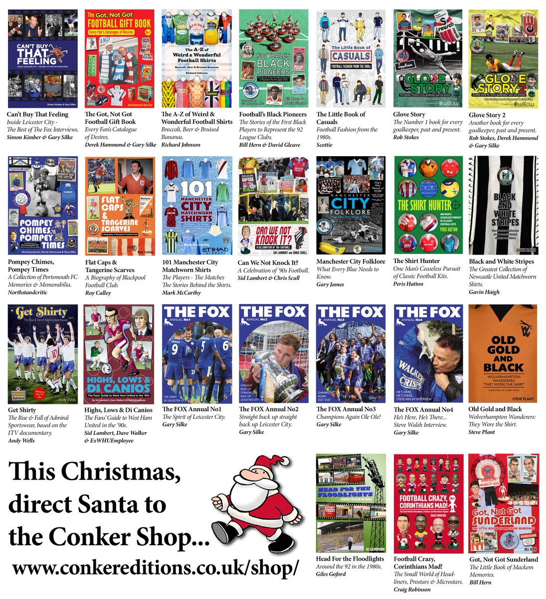 This way to the shop: conkereditions.co.uk/shop/

#gotnotgot #lcfc #mcfc #nufc #safc #whufc #pompeyfc #blackpoolfc #admiralsports #wwfc #casual #92club