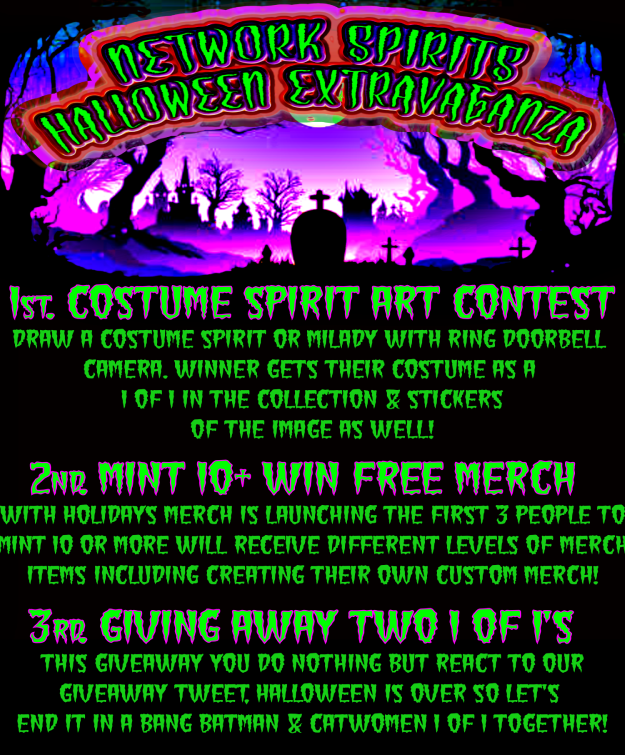 Network_Spirits's tweet image. .          🎉🎊ANNOUNCEMENT🎊🎉
You may or may not have known we planned cool interactive events to have fun, build up some bond &amp;amp; loyalty between holders &amp;amp; those who might think Network Spirits could be the right journey for them in their life.
IRL issues pushed it back. But, we…