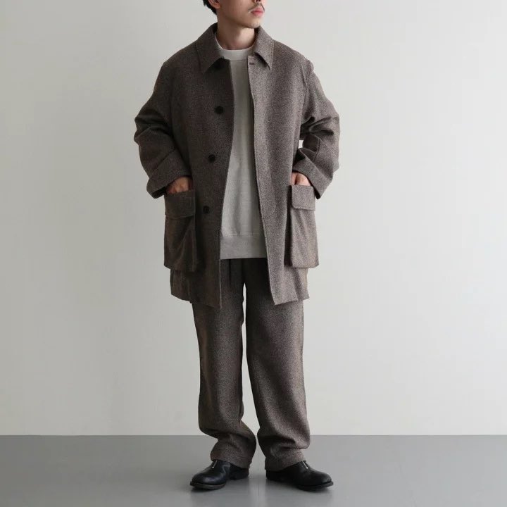 CaledoorのRambling Wool Coverall Jacket』 60年代のイギリスの