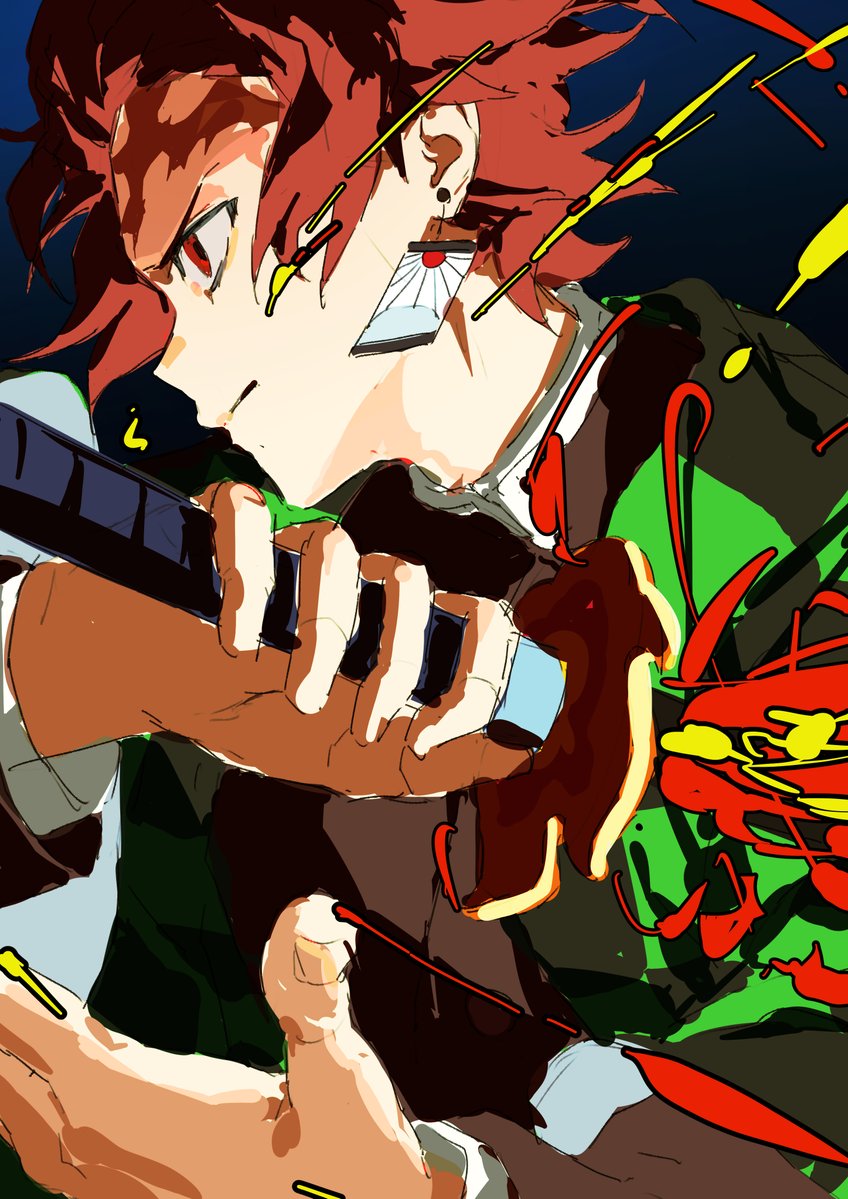 333takoyaki's tweet image. 今日のワンドロ292
鬼滅の刃の竈門炭治郎です