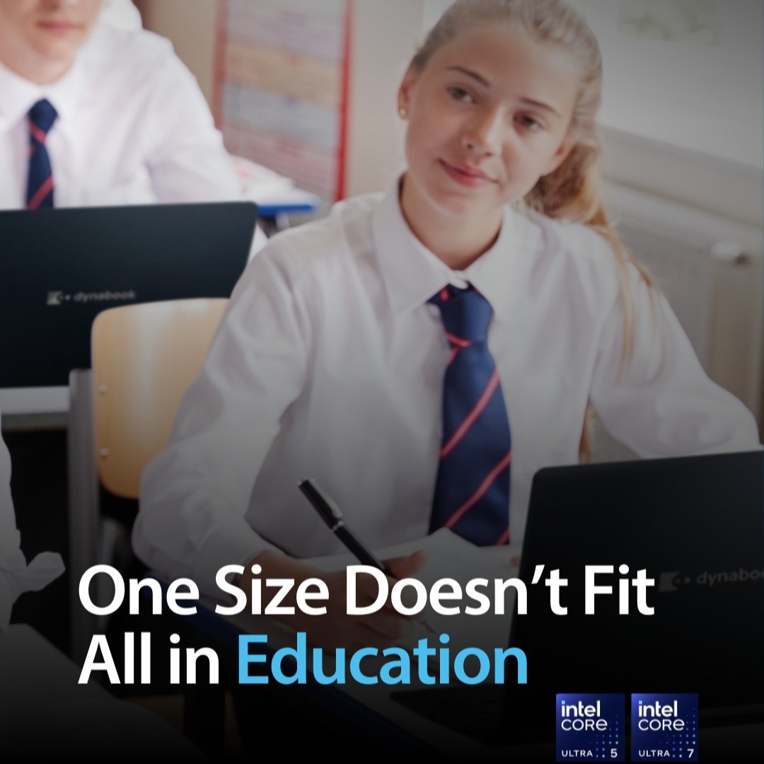 DynabookANZ's tweet image. Every school has its own rhythm.

Different needs, learning styles, goals and challenges.

For over three decades, Dynabook has partnered with schools across ANZ to deliver innovative technology that transforms learning. 

#EducationInnovation #LearningTechnology #DynabookANZ