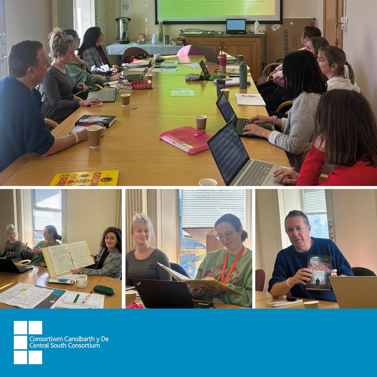 CSC_PLSupport's tweet image. Dechrau gwych i&apos;n prosiect datblygu sgiliau llythrennedd a iechyd a lles. Roedd naws ysbrydoledig yn Sesiwn 1, wrth i ni groesawu&apos;r awdur Alastair Reynolds, a siaradodd am adeiladu empathi drwy ddatblygu cymeriad pwerus. Diolch am ein helpu ni i lansio!