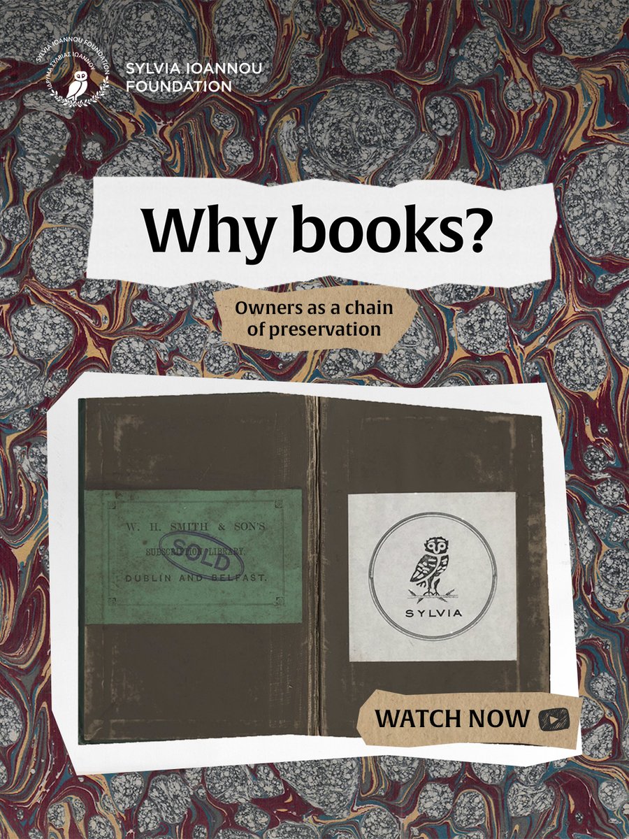 🎞️ The well-known W.H. Smith bookstores have left their mark οn books even from the 19th century — why?

The third episode of Whybooks? is available now: youtube.com/watch?v=tswcpP…

Next episode on December 11

#OldBooks #Provenance #BookCollectors #Bookplates