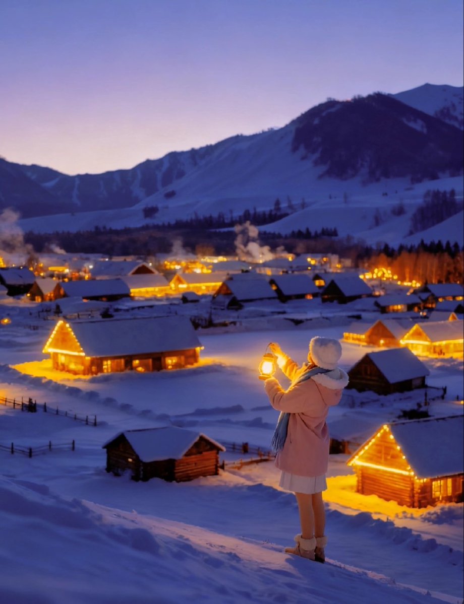 新疆冬天的天花板 禾木