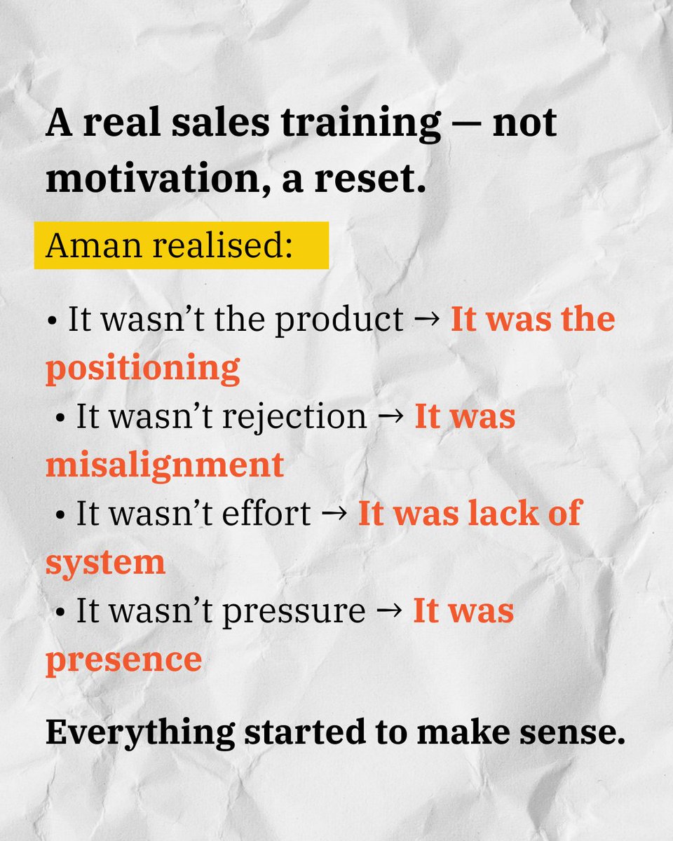 EnKASHNewWaves's tweet image. Ever sat in a training session waiting for it to end?
Not because it was bad —
but because it wasn’t built for you.
Training only works when people see themselves in it.
Design for your team, not any team.

#corporatetraining #learninganddevelopment #customizedtraining