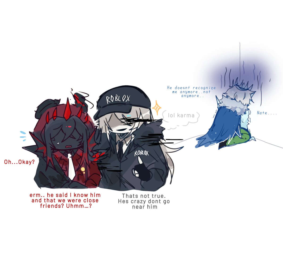 Deru_Haruto's tweet image. Nuh uh 

#RobloxGame #RobloxiaEchoesOfRemembrance
#Reor
#Ellernate 
#itrapped 
#Roblox