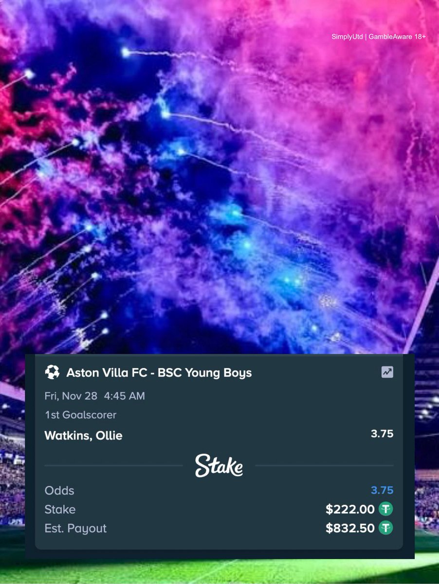 🚨 Aston Villa v Young Boys

⚽️ Prediction: Aston Villa Win ‼️