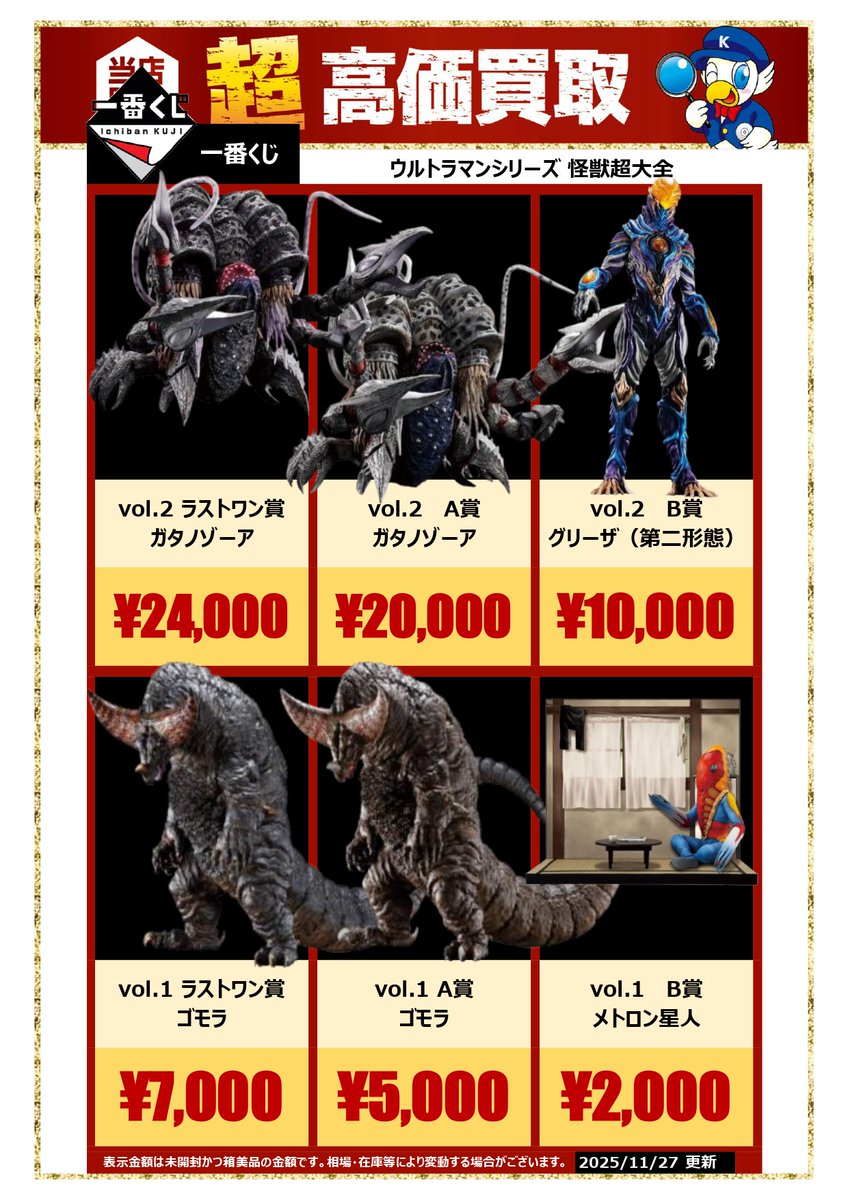 一番くじ 怪獣超大全 vol.2 ラストワン賞 ガタノゾーア C賞ビッグタオル