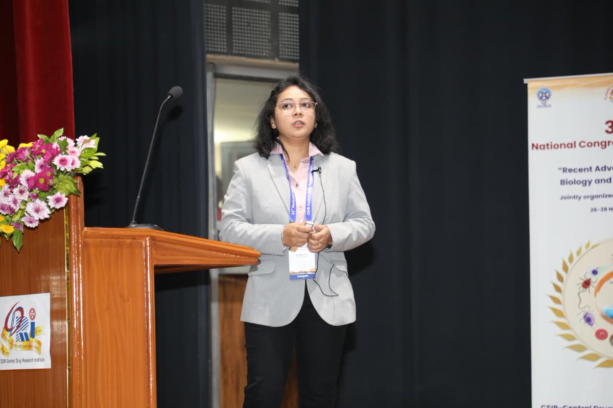 cdriacademy's tweet image. Quick talks, big impact! 🎤💡
Flash Talk snapshot from #NCP2025 at @CSIR_CDRI.