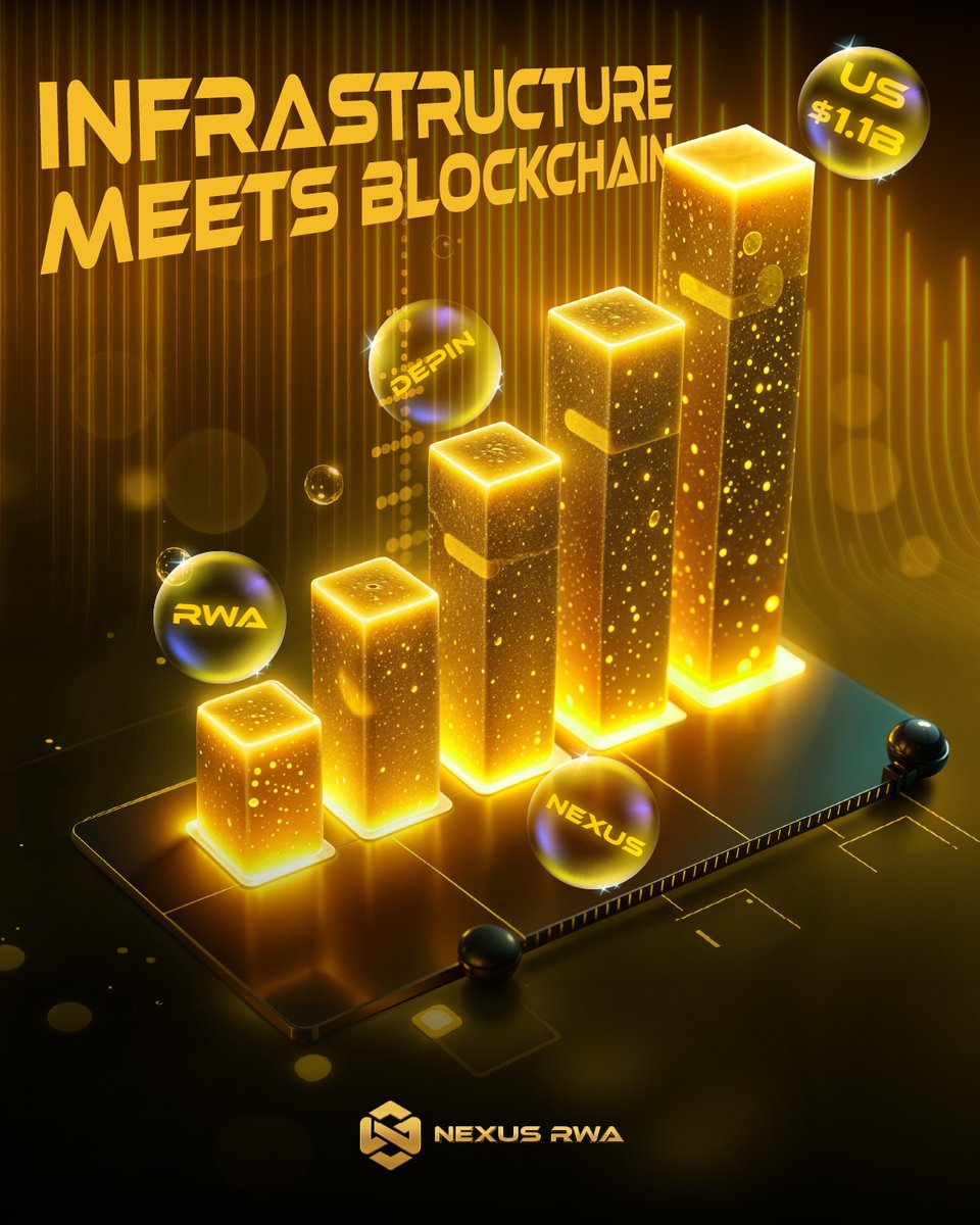 Infrastructure Meets Blockchain

DePIN exploded in 2025 with US$1.1B in new funding, proving demand for decentralized infrastructure at scale.
Nexus integrates physical networks with RWA markets, enabling on-chain financing for energy, logistics, and industrial production.
