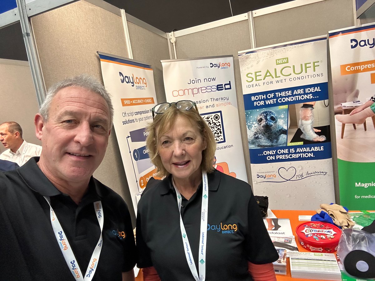 DaylongDirect's tweet image. We’re live at the Vascular Society Annual Scientific Meeting! 🎉 We’ll be showcasing our NHS prescription delivery service alongside our impressive product ranges, including Arion, Credalast, Varisan, and our latest innovation, SealCuff.

Swing by our stand for a chat 👋