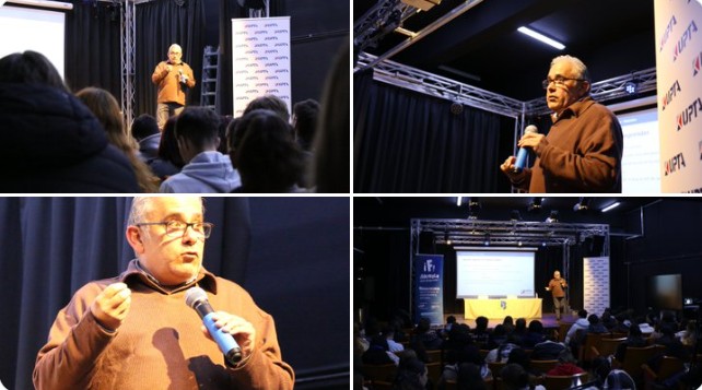 César García, representante de <a href="/upta/">UPTA</a>, ha hablado a los jóvenes de Móstoles sobre los primeros pasos para emprender.  "Cada pequeño avance en tu emprendimiento es una gran victoria para tu futuro".
<a href="/Fundae_es/">Fundación Estatal para la Formación en el Empleo</a> <a href="/EDUARDOABADSABA/">Presidente UPTA España</a> 

#FórmateParaEmprender