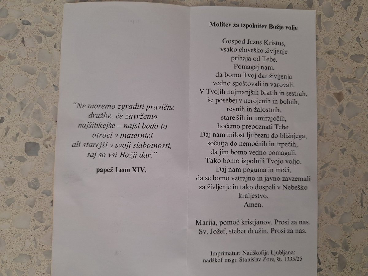 "Spoštovati in varovati Tvoj dar življenja". 
Vse lepo in prav - dokler gre za navodilo vernim. 
A zakaj razglasiti za sataniste, zastrupljevalce in Zlo drugače verujoče?
Bi spet utapljali čarovnice? 
Kakšno sožitje je mogoče z nekom, ki te razglaša za Zlo?