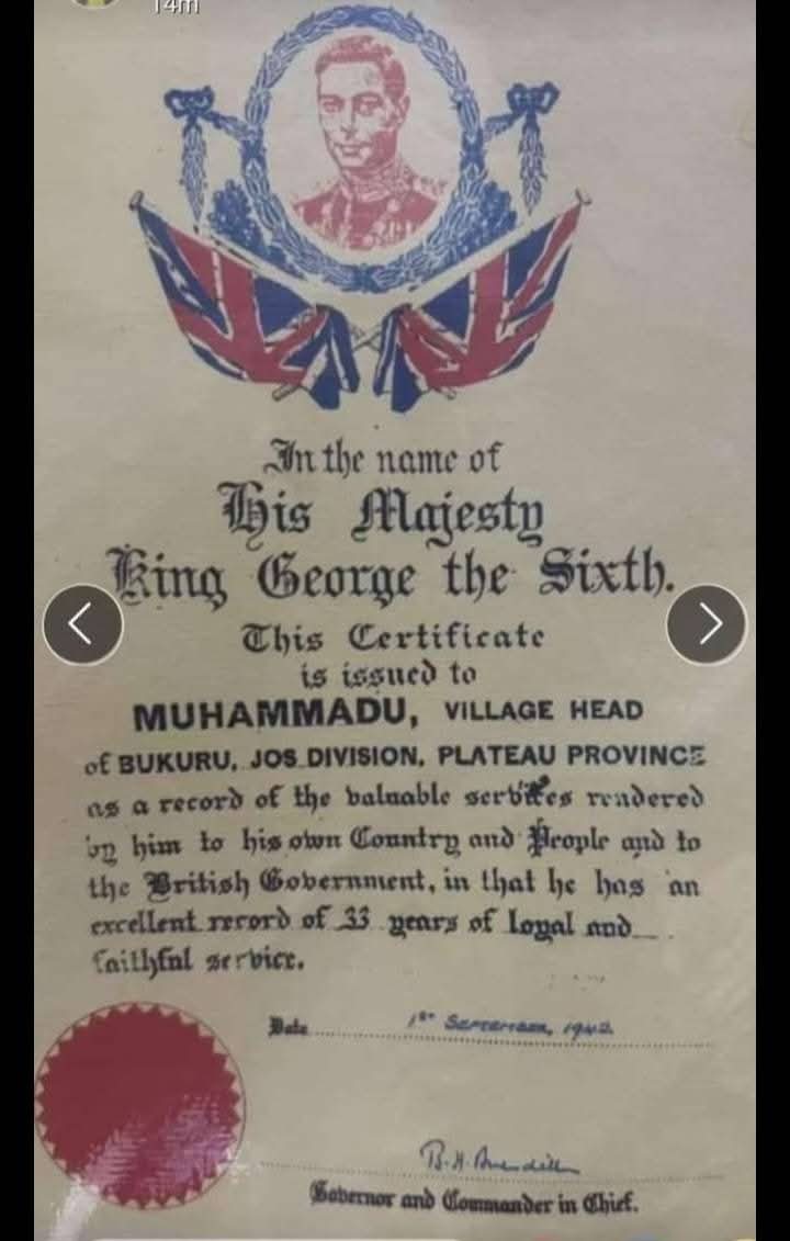ana_herleemerh's tweet photo. PLATEAU CAN’T PROGRESS WHILE DENYING ITS OWN DIVERSITY — The Truth Nobody Wants to Hear

Plateau State will not move an inch forward until it accepts a simple reality that every progressive society already understands: diversity is not a threat; it is a fact of existence.

How can Bukuru have a well-recognized Sarki with an official seal approved by the Queen herself for decades, yet some ordinary Jos “talapian” still insist that Hausa–Fulani people must start listing their villages and great-grandfathers as if they are sitting for an entrance examination?

Why has Hausa become the lingua franca in Plateau State? In markets, schools, tertiary institutions, and even government offices, Hausa is the dominant language. But because of deep seated hatreds for Islam, you decided to just erase Hausa and Fulani from the indigenous people of the state.

From this long history Book, there was only 14 tribe in Plateau State which Hausa and Fulani are part of them but all of a sudden we now have 58 tribes from unknown sources while erasing Hausa and Fulani 🤔🤔

Dear Hausas and Fulani indigenous of Plateau State, do not allow them to switch your history, do not ask AI or Google any of your history from the Internet to prove your indigeneity, they've erase your history from all websites and replace them with fake Datas, tell your children about your history, do not allow them to silence your children in the future.

You cannot claim to be modern while thinking like a local gatekeeper. Plateau will continue to remain stuck in the past if people keep denying identities that have shaped its history for generations.

At the end of the day, the choice is clear:

Accept diversity — or accept backwardness.