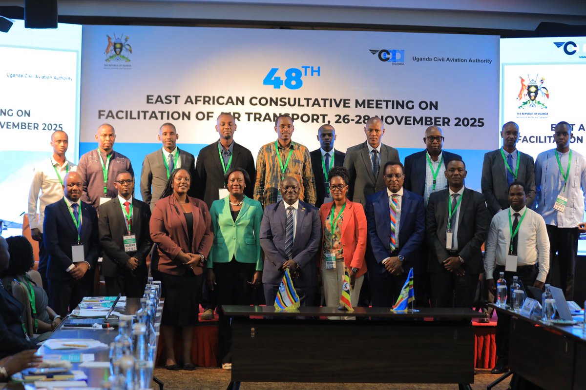 ✈️The Minister of Works and Transport Hon. Gen. Edward Katumba Wamala has officially opened the 48th East African Consultative Meeting on Facilitation of Air Transport.

The meeting brings together Member States reflecting on key insights, shared challenges and aligning