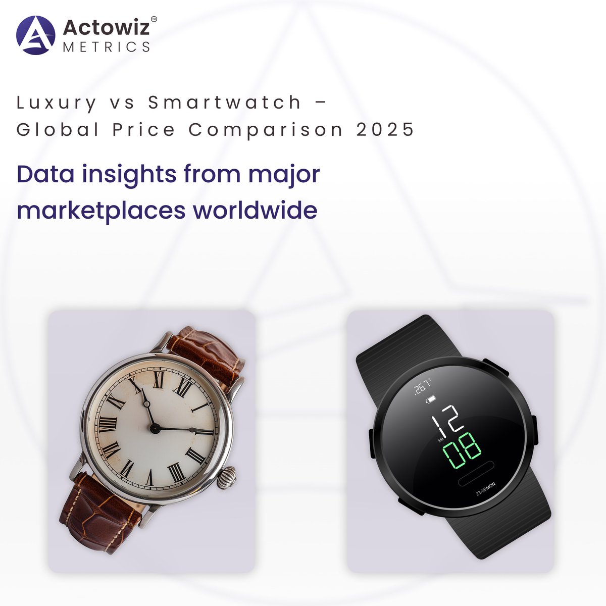 actowizmetrics's tweet image. Explore Luxury vs Smartwatch - Global Price Comparison 2025 to compare prices of luxury watches and smartwatches using marketplace data to reveal key trends and shifts.

Read More: actowizmetrics.com/luxury-vs-smar…

#EcommerceData #LuxuryWatchMarket #SmartwatchTrends #ActowizMetrics #USA