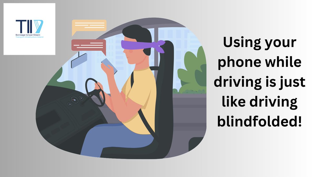 TIITraffic's tweet image. Your journey demands your full attention.

Keep the road safe for everyone. 

Put your phone away and drive responsibly.

Be the driver you’d want beside you.

Safety is in your hands!🤗
#TII #RoadSafety #Slowdown #Buckleup