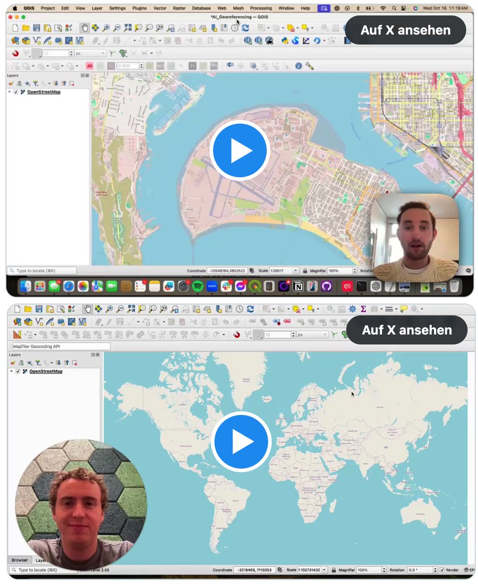 geoObserver_'s tweet image. QGIS-Tipp: AI Georeferencer geoobserver.de/2025/11/27/qgi… #Georeference #qgis #plugin #switch2qgis #gistribe #gischat #fossgis #foss4g #OSGeo #spatial #geospatial #opensource #gis #geo #geoObserver pls RT