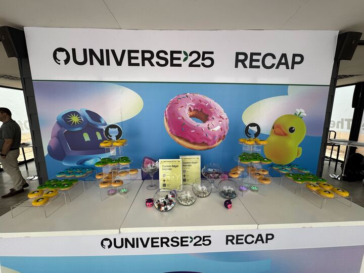 tgrall's tweet image. Having a great time meeting the 🇿🇦 developer community during #GitHubUniverse Recap! - Code, Copilot and Donuts